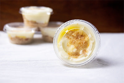 Cheesecake Delight Mini Cups 4 Pack (Online Orders Open Fridays at 5PM)